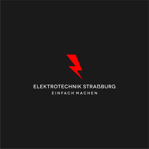 Electrical logo with the title 'Minimalism logo for "Electrotechnik"'