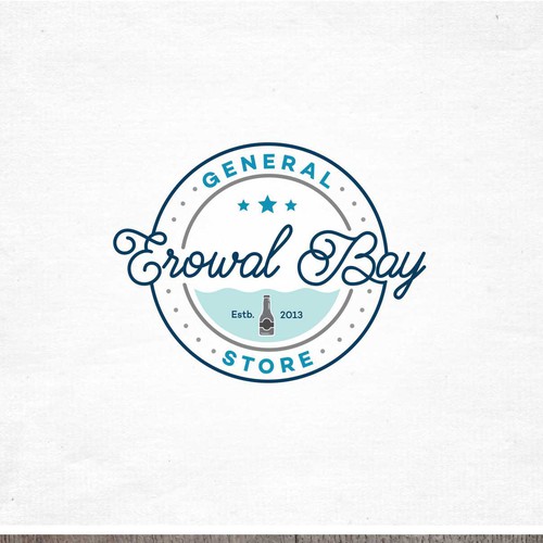 Merchant logo with the title 'Simple Classic logo for Erowal Bay'