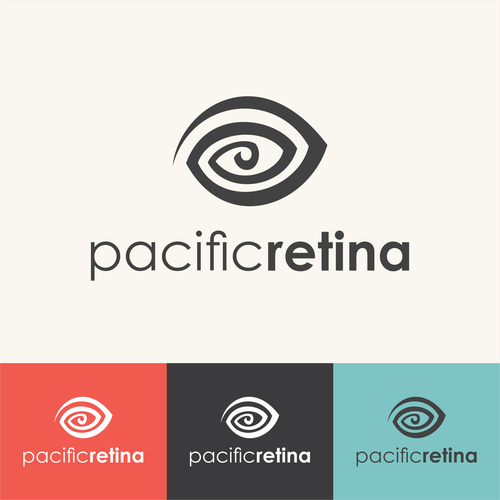 Spiral logo with the title 'Pacific Retina'