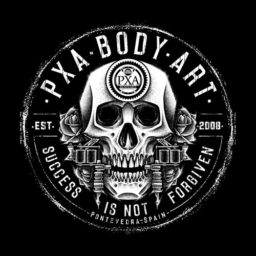 Skeleton t-shirt with the title 'Skull Tattoo'