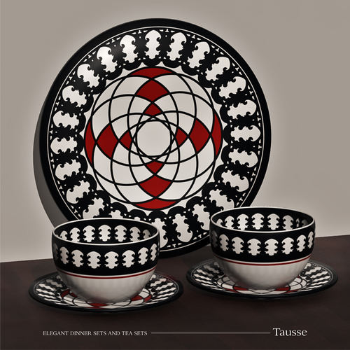 Diner design with the title 'Tausse'