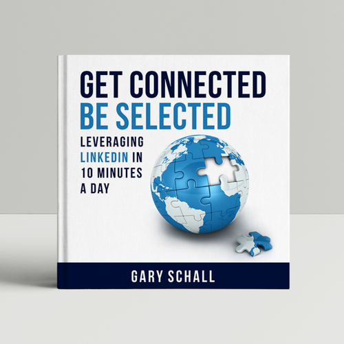 Professional book cover with the title 'Create a Sharp Cover With Puzzle Pieces and Connections from Business Networking'