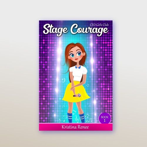 Stage design with the title 'Stage Courage'