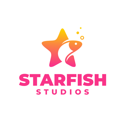 Starfish design with the title 'Logo for "STARFISH STUDIOS" '