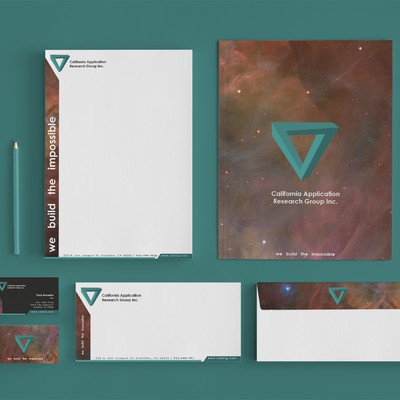 Stationery, Business Card, and Logo for Tech Company