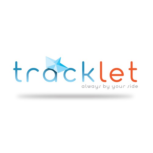 Tracking logo with the title 'Tracking device logo'