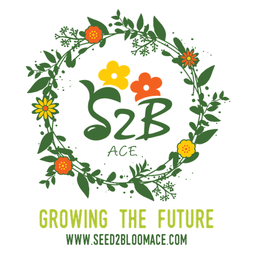 Floral t-shirt with the title 'Seed2Bloom'