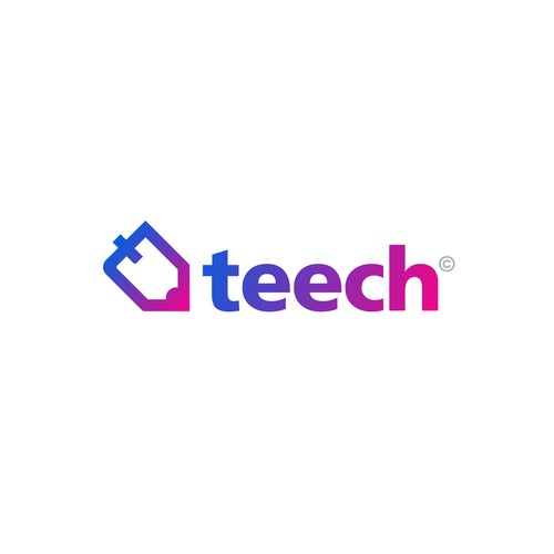 Tutoring logo with the title 'Teech'