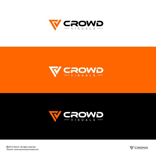 CV design with the title 'Crowd Visuals'