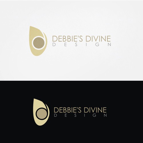 Warm logo with the title 'New logo  for Debbie's Divine Design'