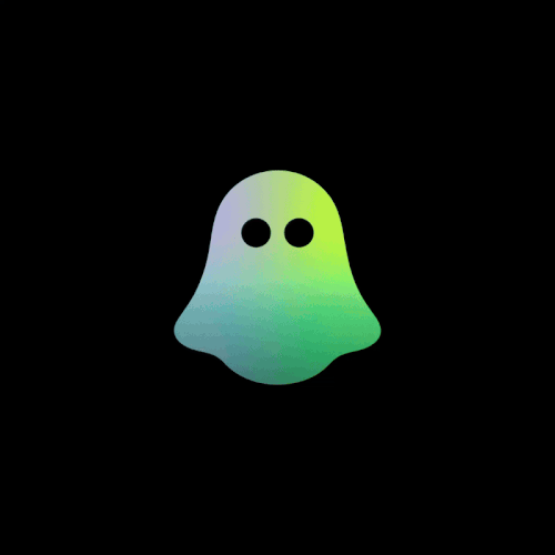 Ghost logo with the title 'Ghostful | Logo Animation'