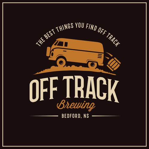 Off-road logo with the title 'Off Track Brewing'