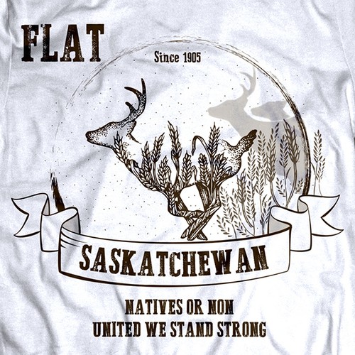 Deer t-shirt with the title 'Adding suitable and creative text and design to existing logo'