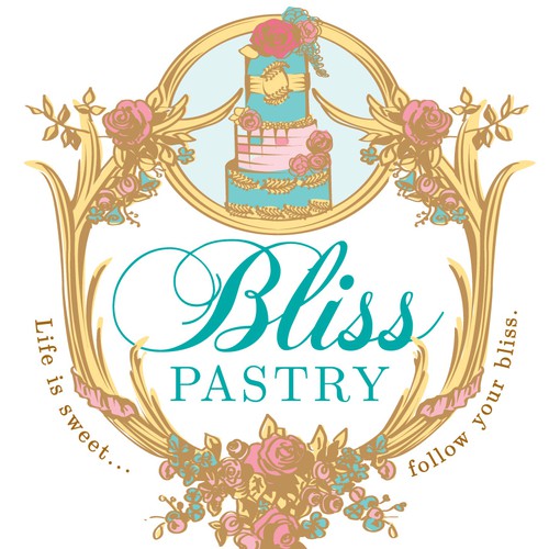 Pastry logo with the title 'Logo Design'