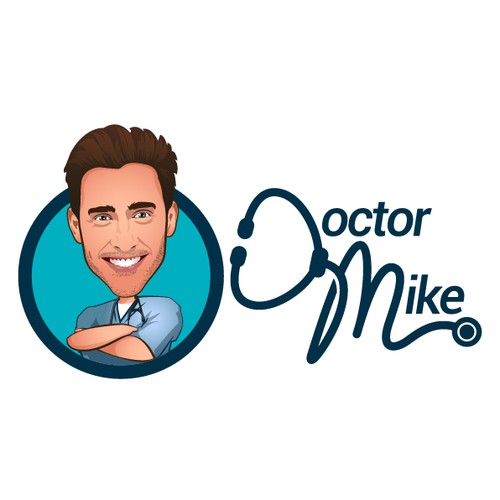 Profile design with the title 'Logo for the Social Media Superstar, Doctor Mike'