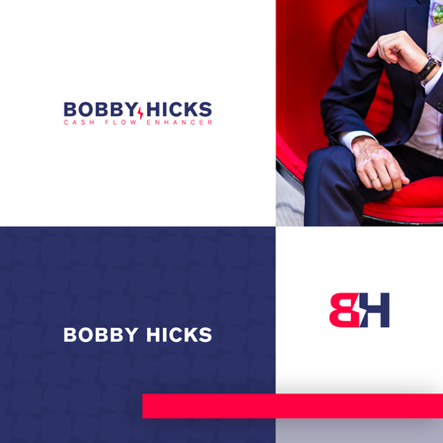 Thunder logo with the title 'Bobby Hicks Logo'