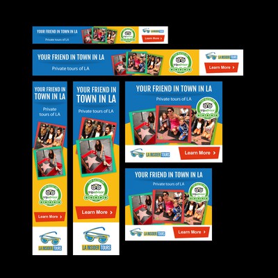 Fun Hollywood Sightseeing Company Needs Banner Ads