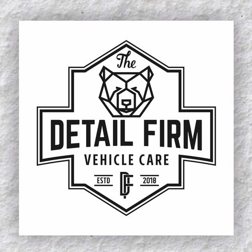 Classic modern design with the title 'The Detail Firm'