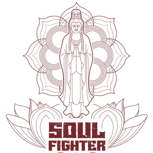 Fighting t-shirt with the title 'Soul Fighter t-shirt design contest'