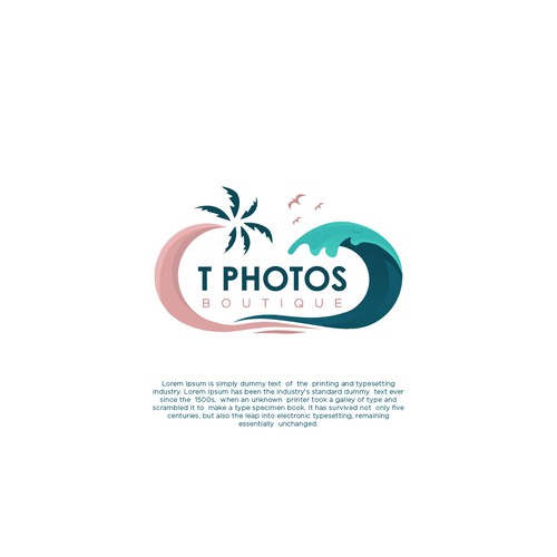 Paradise logo with the title 'T Photos Boutique'