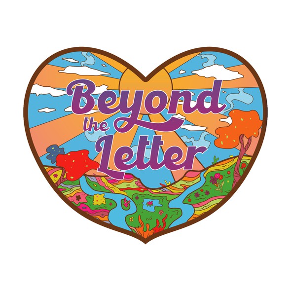 Religious design with the title 'Beyond the Letter'
