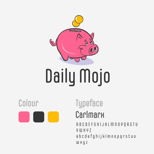 Financial advisor logo with the title 'Finance Newsletter Agency Logo'