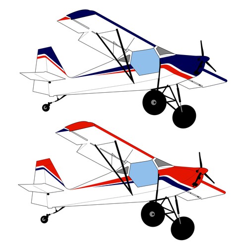 Scheme design with the title 'Airplane paint scheme'