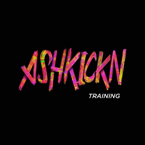 Brush lettering design with the title 'Custom Wordmark Logo Design'