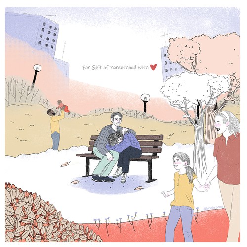 Love artwork with the title 'Infertility Awareness Illustration'