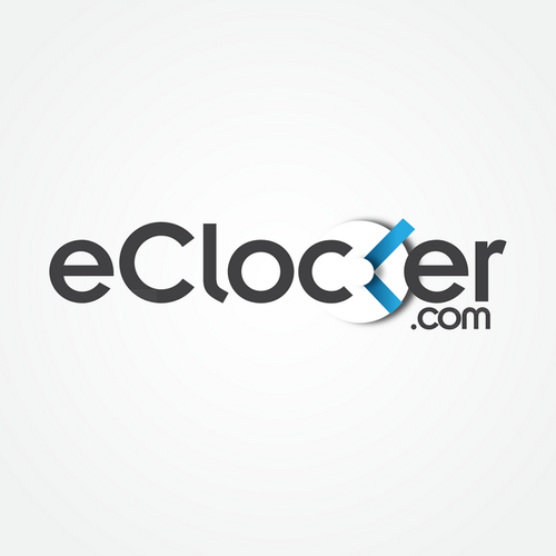 Clock logo with the title 'eclocker'