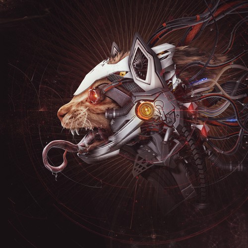 Robotics design with the title 'Ninja Kitty - cover art'