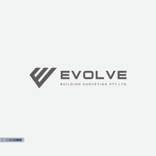 Perfect logo with the title 'Evolve - BUILDING SURVEYING PTY LTD.'