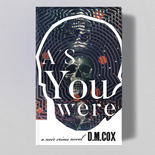 Noir book cover with the title 'Neo-noir crime novel'