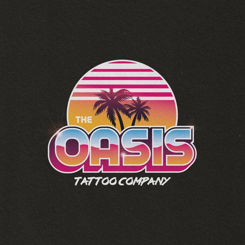 80s logo design