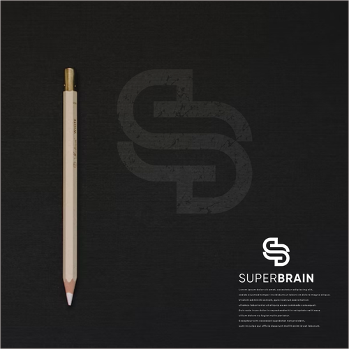 Font brand with the title 'Superbrain'