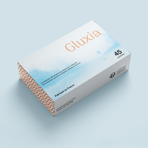 Fitness packaging with the title 'Modern packaging design for supplements'