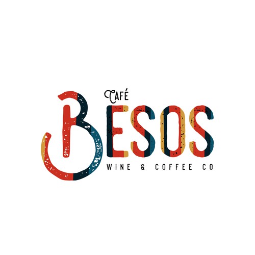 Ethnic design with the title 'Besos Cafe'