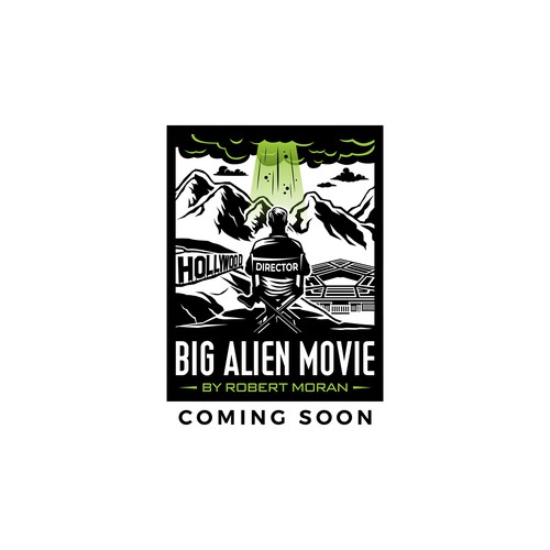 Artwork logo with the title 'Logo BIG ALIEN MOVIE'