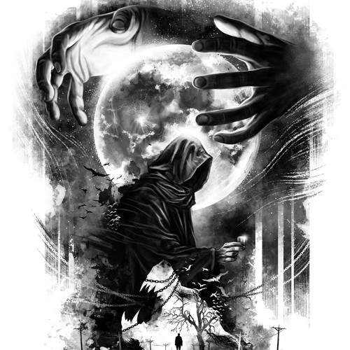 Realistic design with the title 'Tatoo illustration'