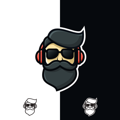 DJ logo with the title 'Electronic DJ/Producer'