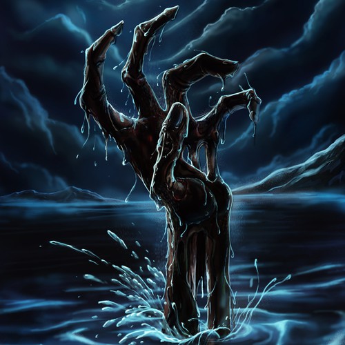 Death design with the title 'Hand'