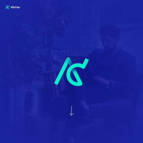 Trading logo with the title 'Logo Concept for AllyCap'