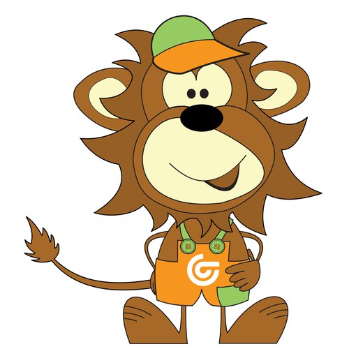 Lion illustration with the title 'Mascot Design for Soon-to-be The Best Online Store in South East Asia!'