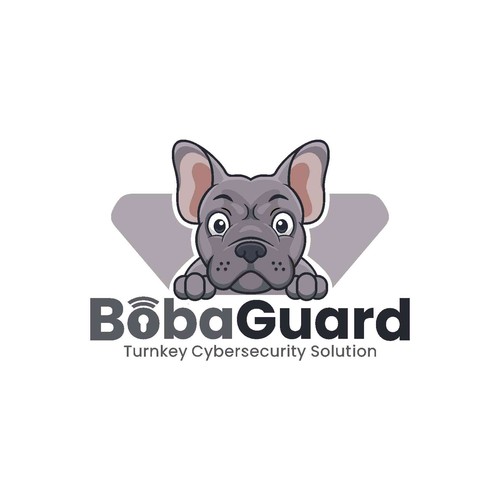 French bulldog logo with the title 'Cybersecurity Bulldog'