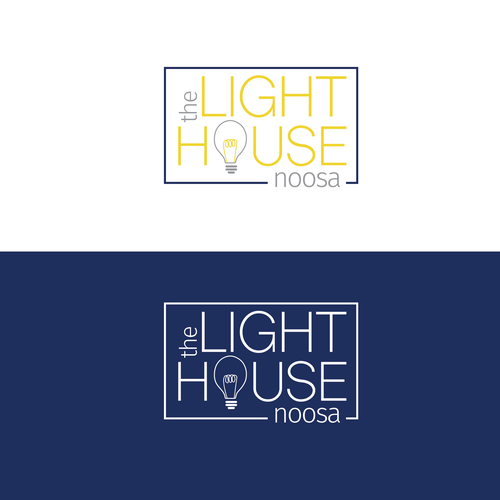 Navy blue logo with the title 'Light Logo'