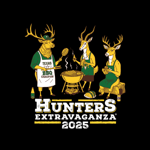 Hunting t-shirt with the title 'T-Shirt design for an outdoor show'