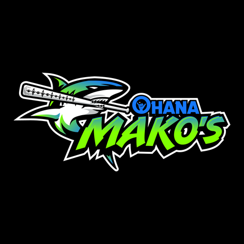 Shark logo with the title 'Ohana Mako's Logo'