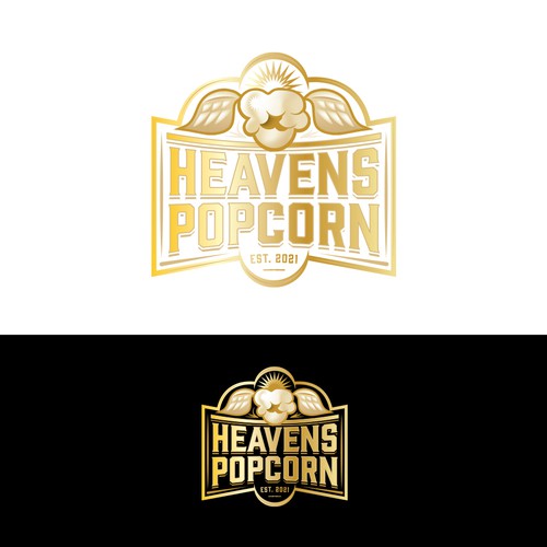 Popcorn logo with the title 'Proposed logo'