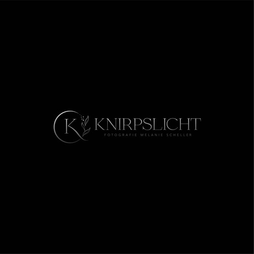 German logo with the title 'Logo concept for ''KnirpsLicht Fotographie"'