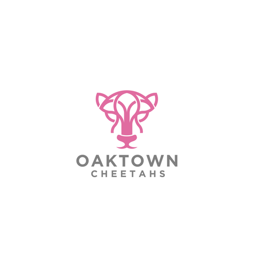 Cheetah design with the title 'oaktown cheetahs'